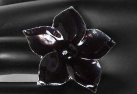 Bague Fleur Noire