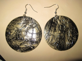 Boucles d'Oreilles Papillons Marrons
