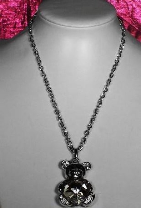 Collier Strass Ourson